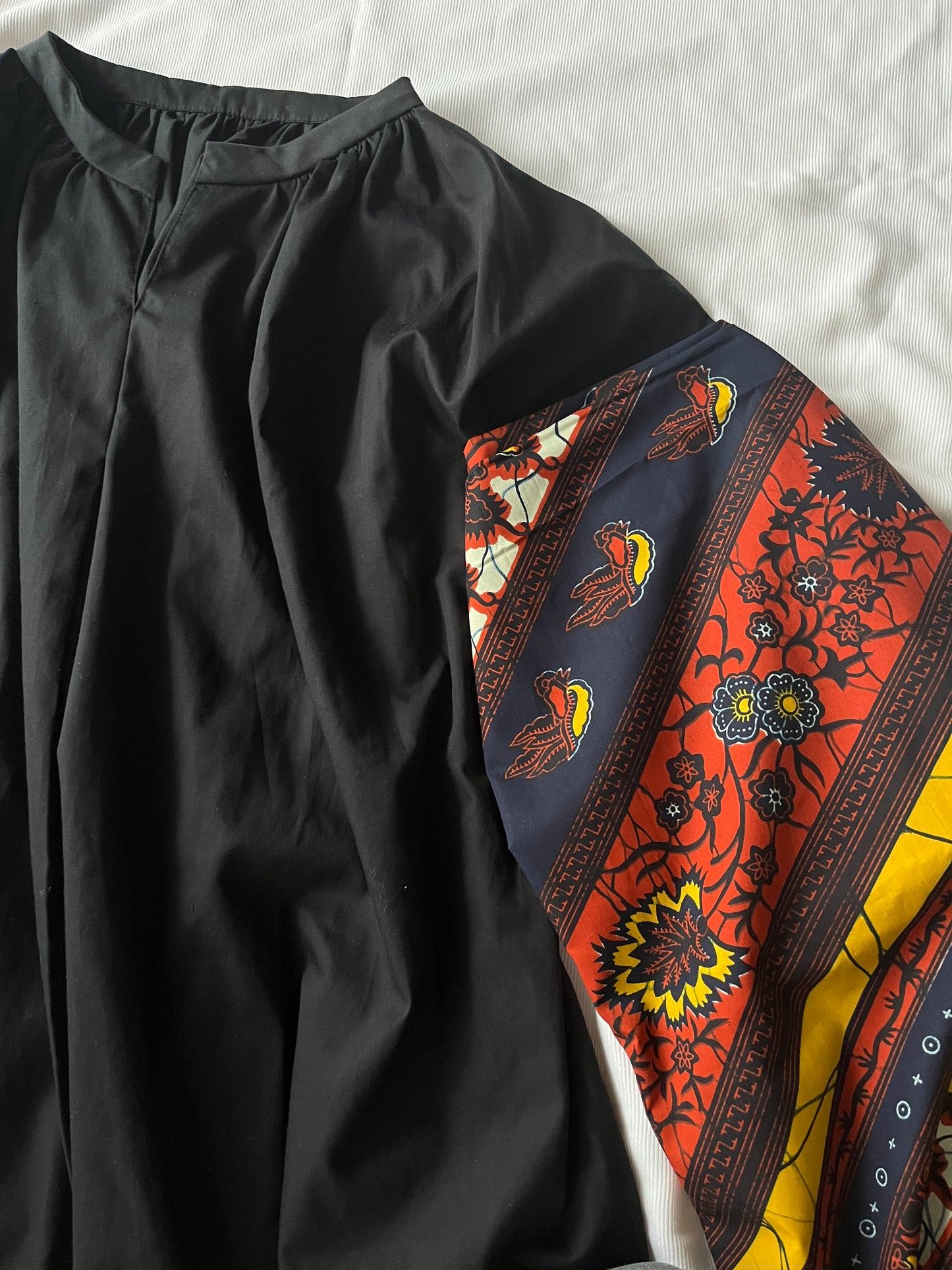 【受注生産】お袖の柄が選べるMy Dress/ボリューム袖ワンピース