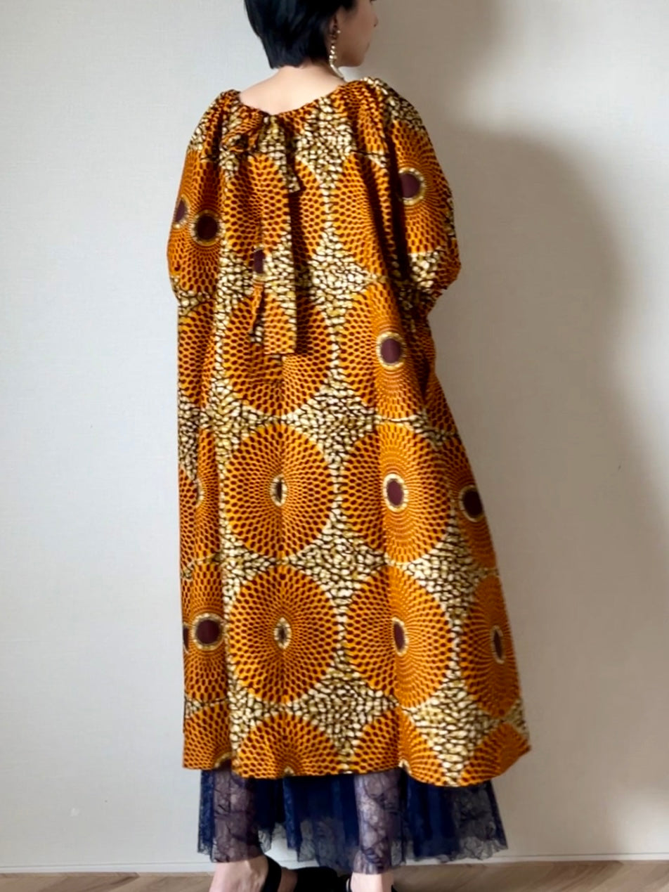 【再販/即納】キャンバスリボンワンピース(4柄)