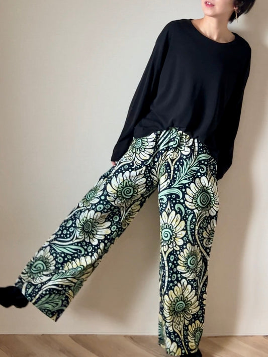 【即納】ストレートパンツ(5柄)