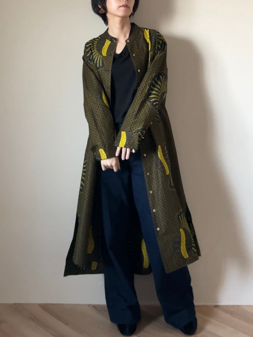 【再販/即納】ドレスシャツコート(7柄)