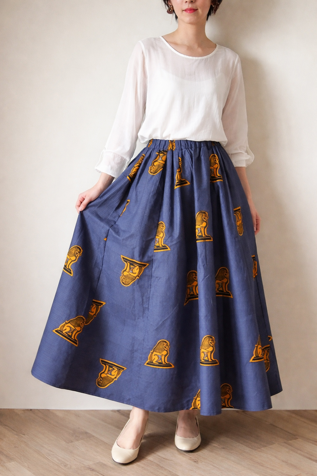 【受注】ライオン柄・贅沢ロングJua Tall