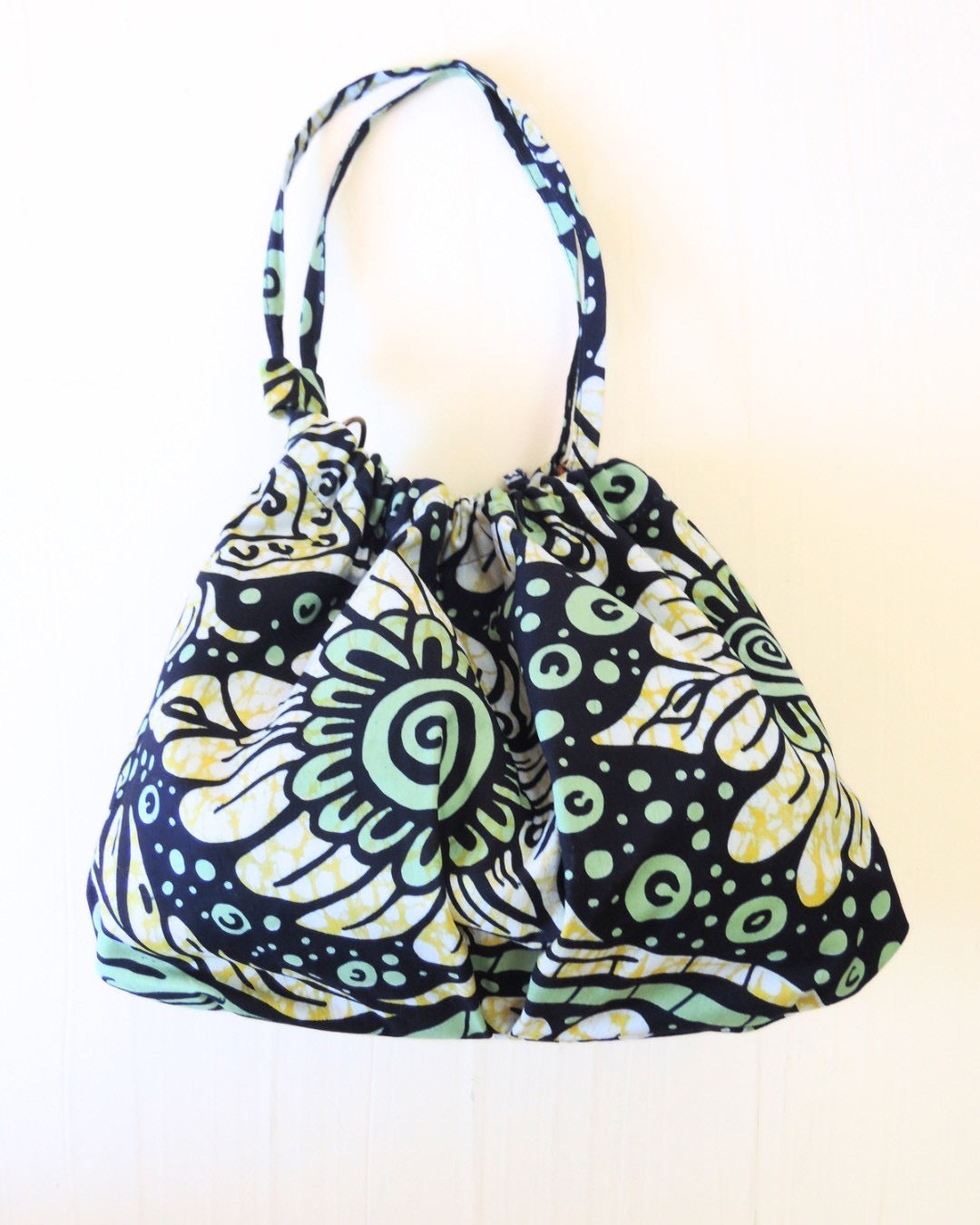 【受注】3way／Heritage gather Bag（裏地柄はランダム）