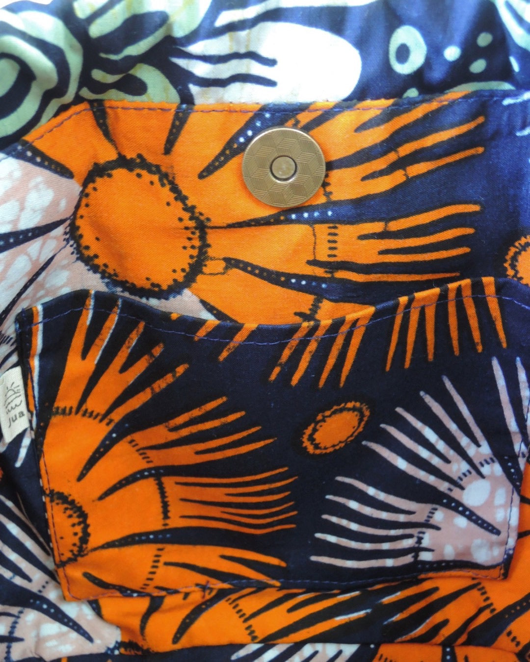 【受注】3way／Heritage gather Bag（裏地柄はランダム）