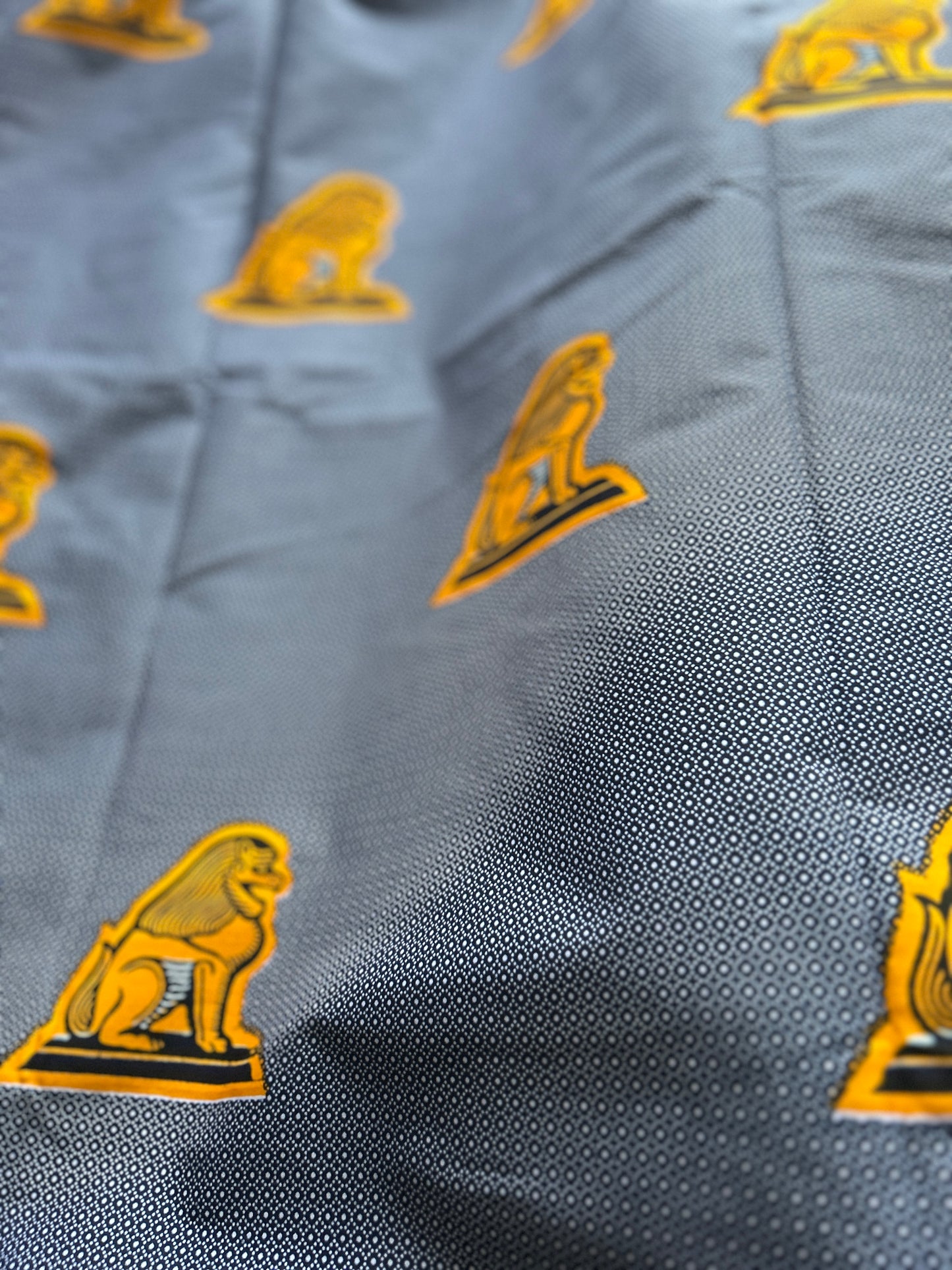 【受注】ライオン柄・贅沢ロングJua Tall