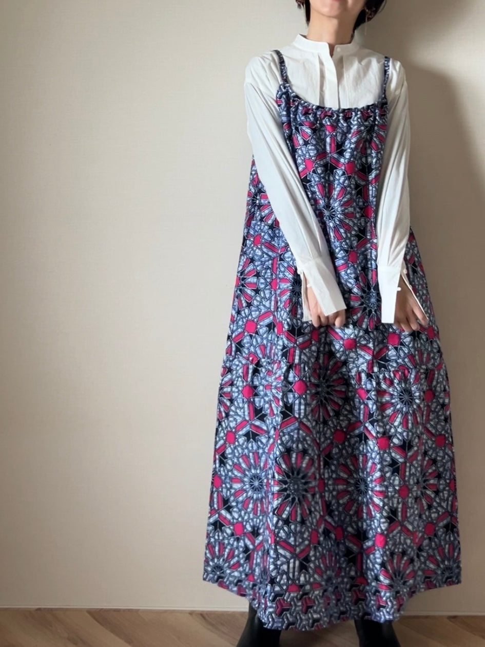 【再販/即納】バティックキャミワンピース(16柄)