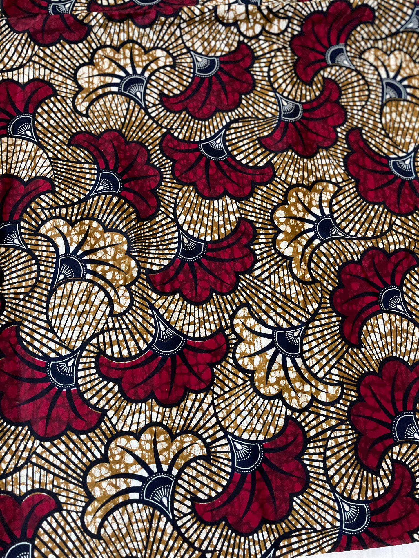 [Made to order] Volume sleeve dress (mariage pattern/red brown)