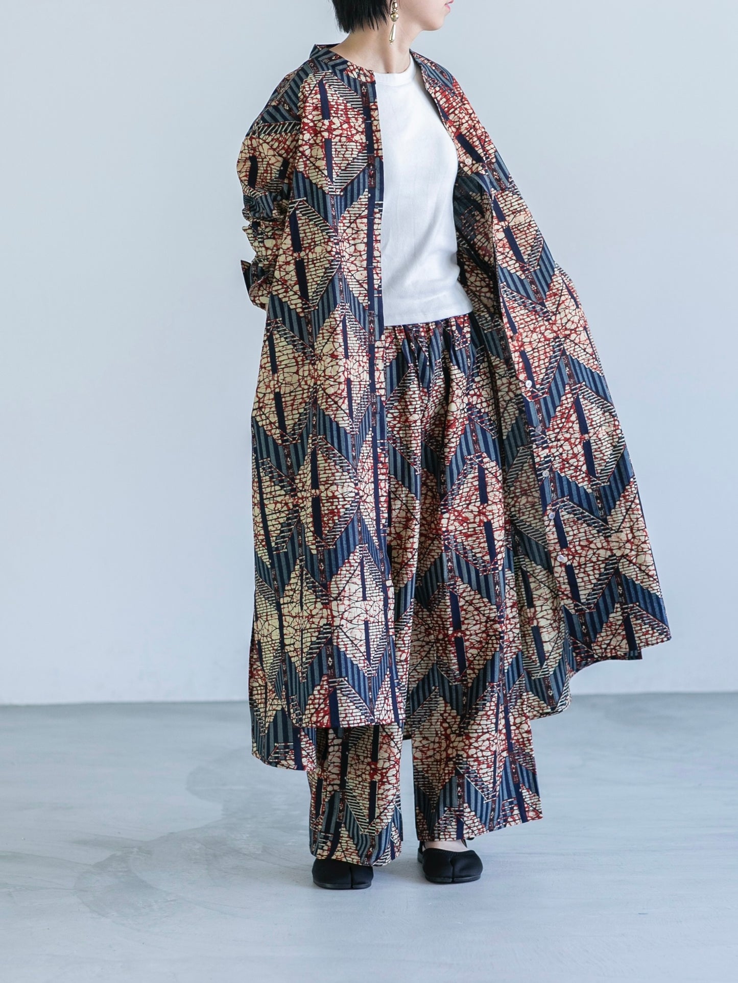 【再販/即納】ドレスシャツコート(7柄)