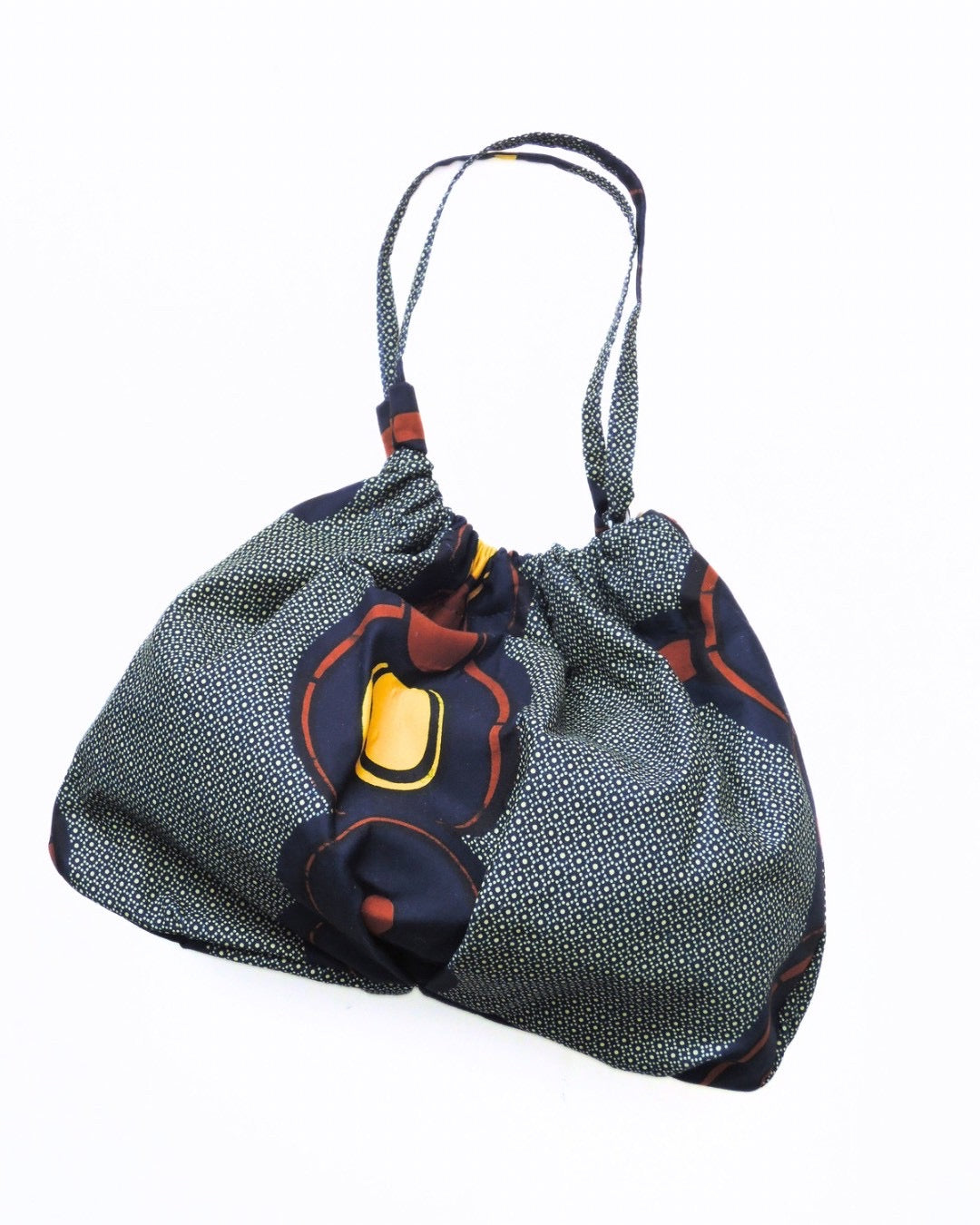 【受注】3way／Heritage gather Bag（裏地柄はランダム）