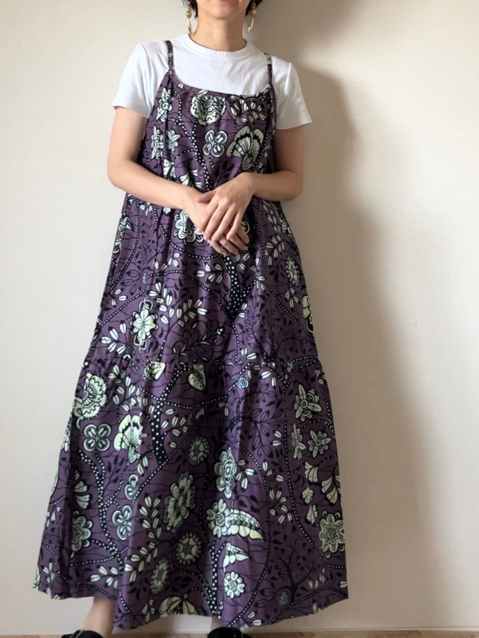 【再販/即納】バティックキャミワンピース(16柄)