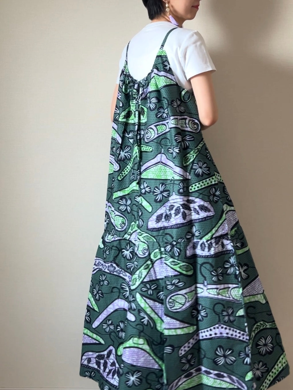 【再販/即納】バティックキャミワンピース(16柄)