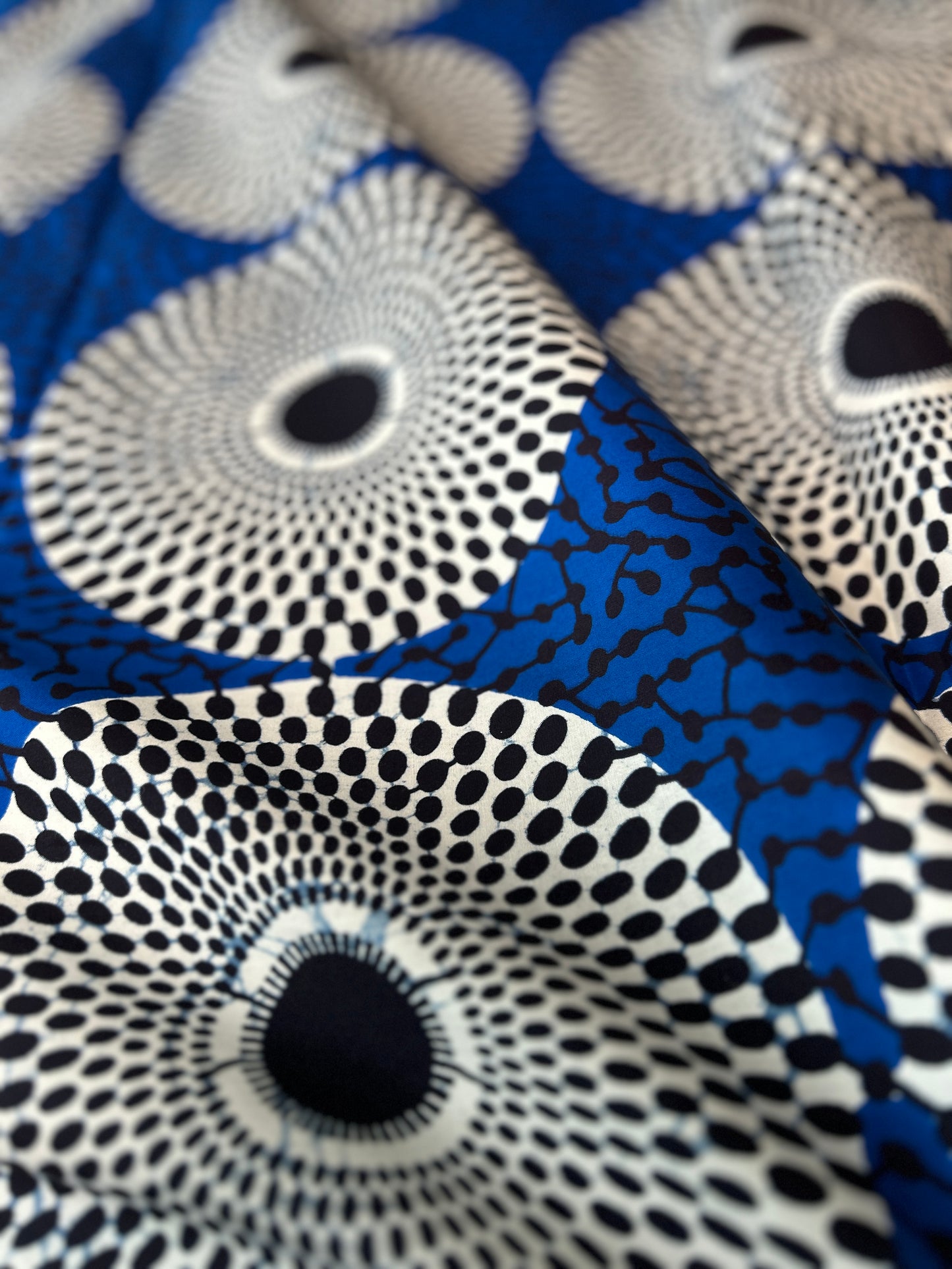 Selectable design [Made to order] Blue circle pattern