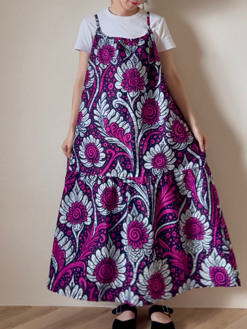 【再販/即納】バティックキャミワンピース(16柄)