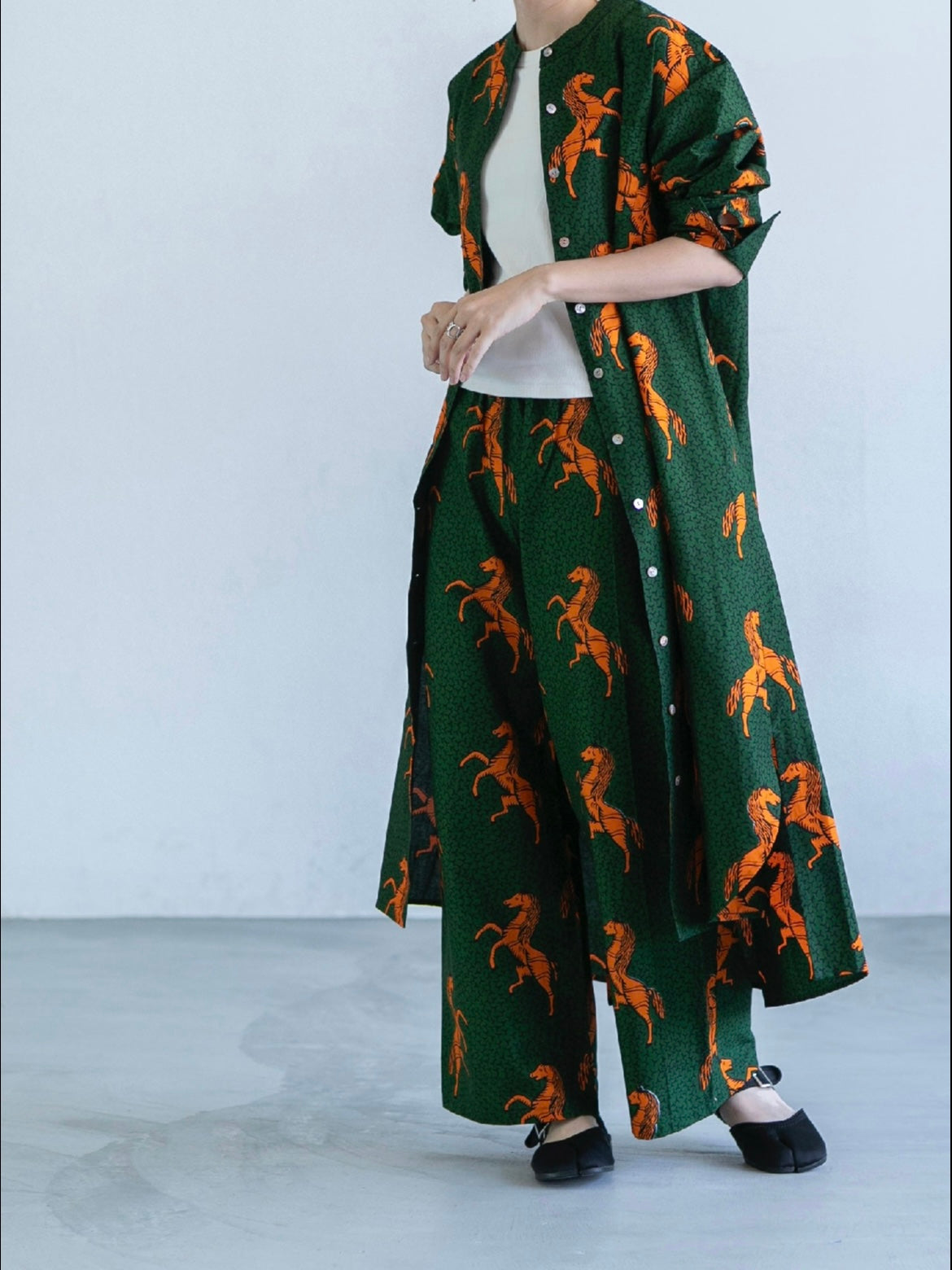 【再販/即納】ドレスシャツコート(7柄)