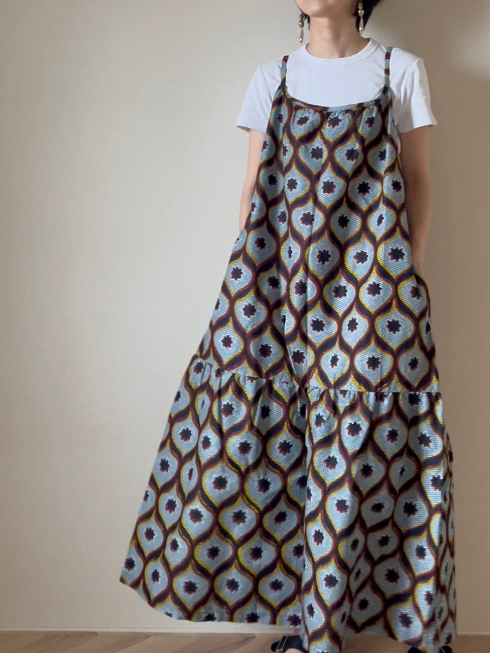 【再販/即納】バティックキャミワンピース(16柄)