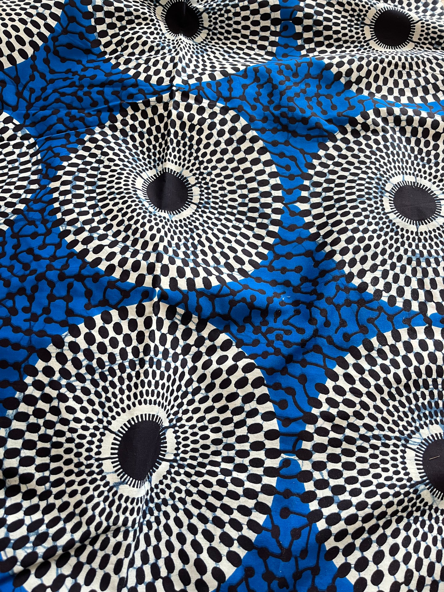 Selectable design [Made to order] Blue circle pattern
