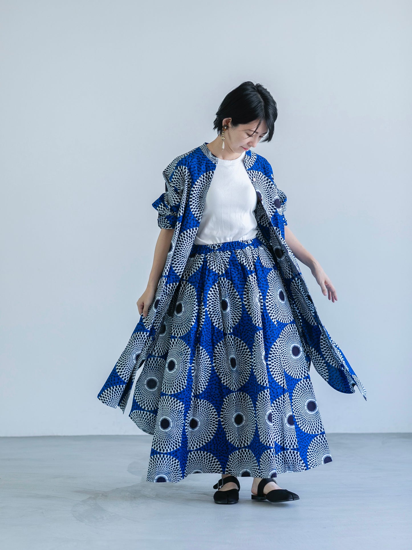 【再販/即納】ドレスシャツコート(7柄)